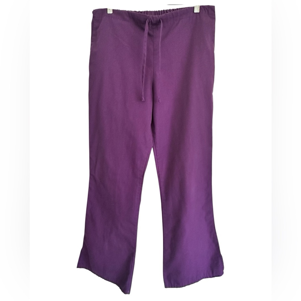 Cherokee Purple Wide-Leg Scrub Pants Size S